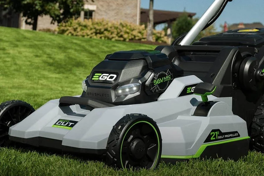 cordless self propelled lawn mower