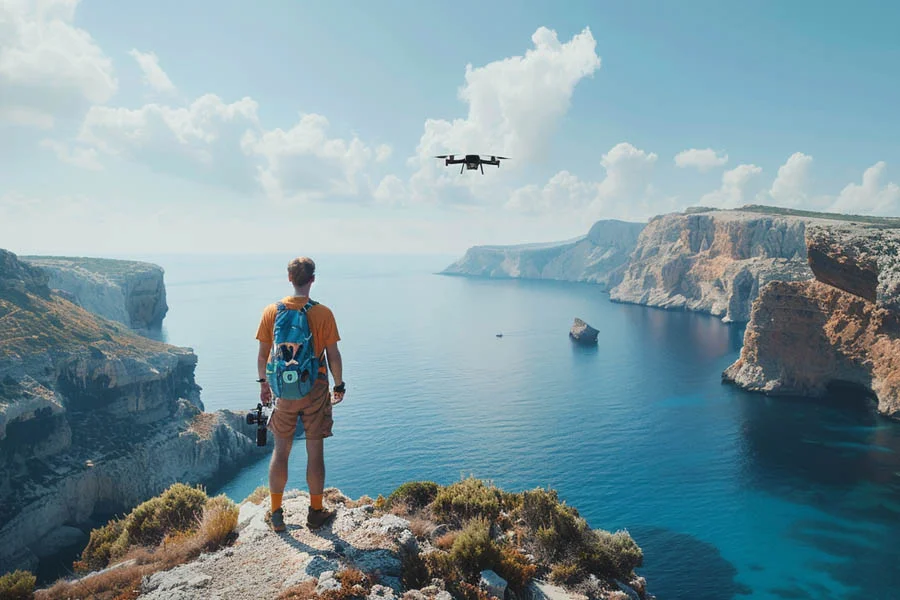 adult drone with camera